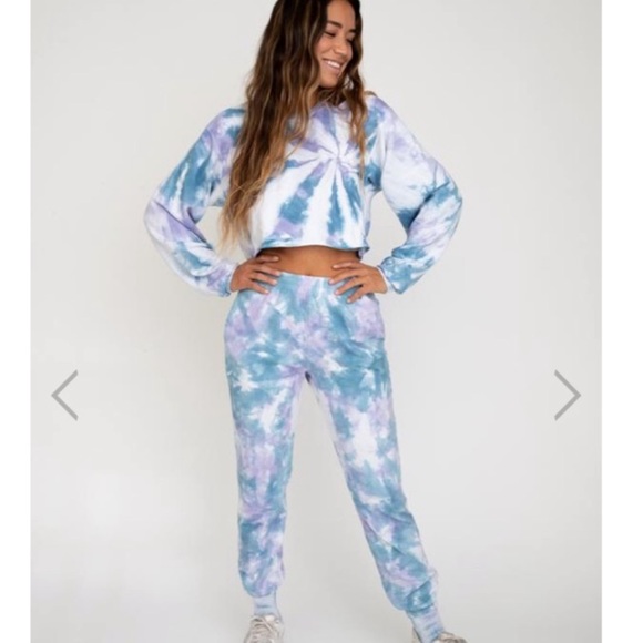 Skatie Jamie cropped tie dye sweatshirt - Picture 2 of 4